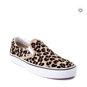 Leopard slip on vans